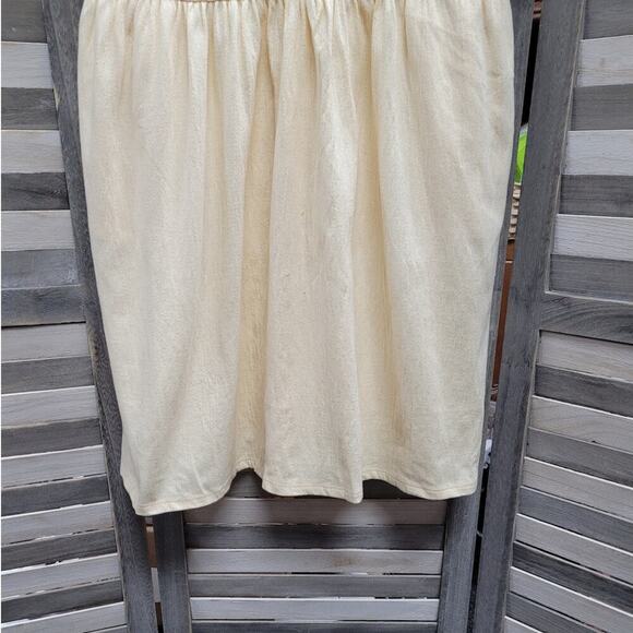 Girls' Ivory Cap Sleeve Dress | Cat & jack | X Large (14) - Picture 2 of 9